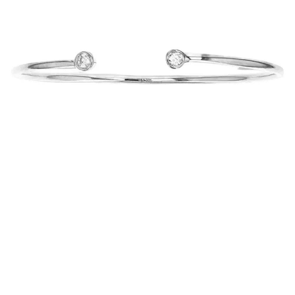 Macy's
Sterling Silver CZ Polished Cuff Bracelet